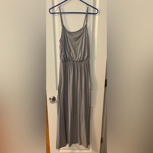 Mossimo gray knit maxi dress, XS